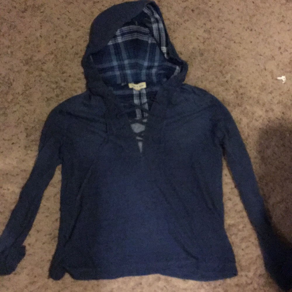 Lace up hoodie